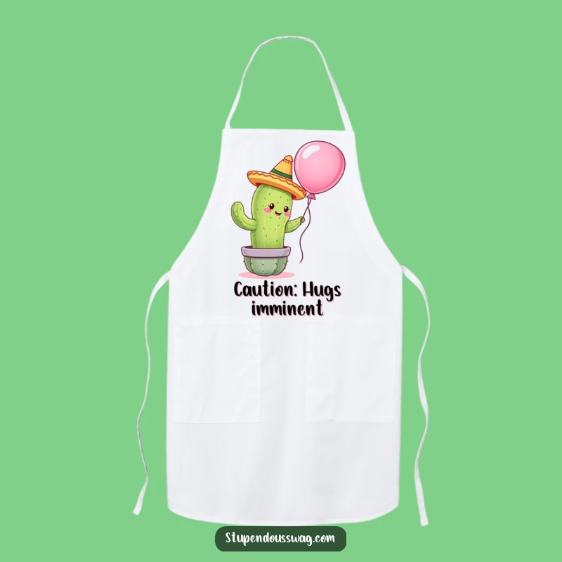 Funny Cactus Hugger Apron: Cook with Smiles, This Hilarious Cactus Gift