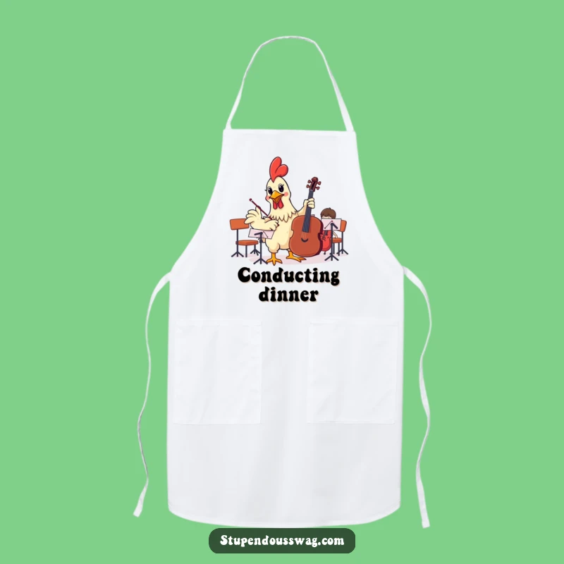 Funny Rubber Chicken Apron - Kitchen Orchestra Gift