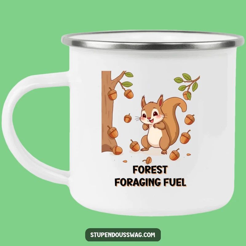 Squirrel Acorn Chaos Camping Mug Your Hilarious Outdoor Companion