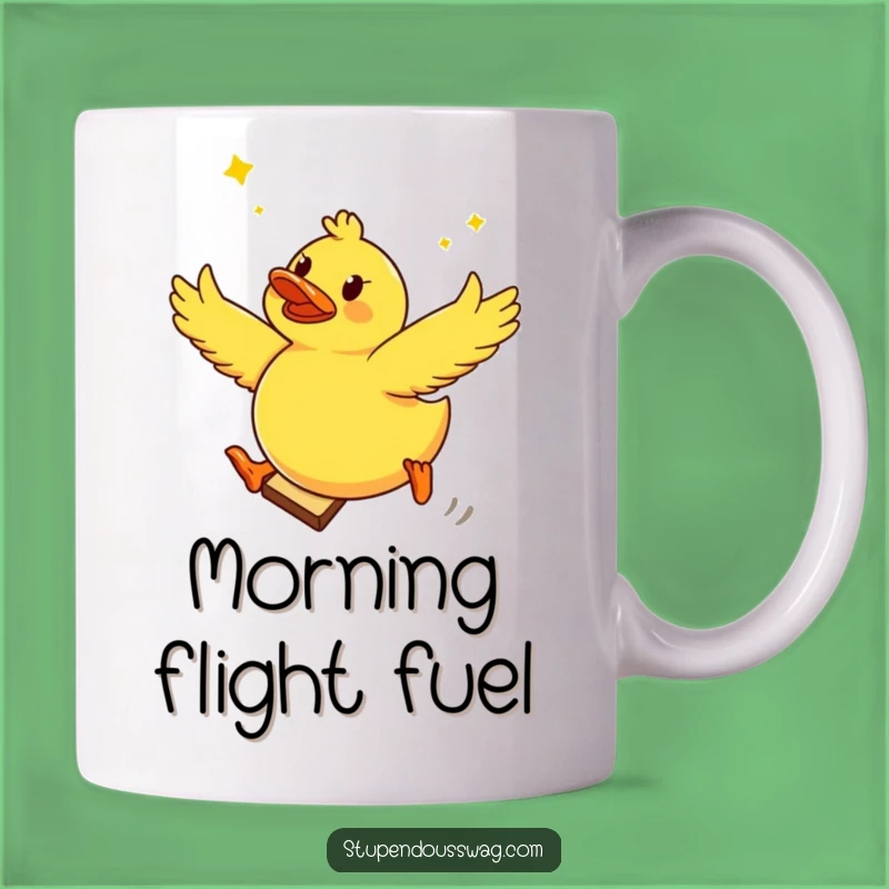 Funny Rubber Ducky Toast Jump Mug: A Hilarious Breakfast Adventure Gift!