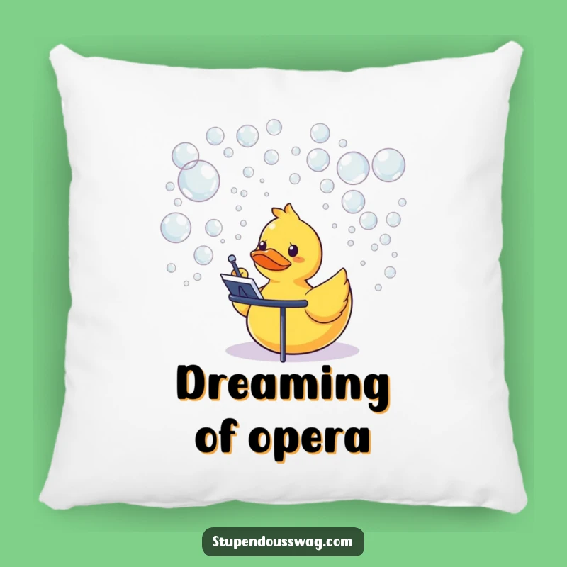 Funny Rubber Duck Conductor Pillow: Quirky Accent for Fun Spaces