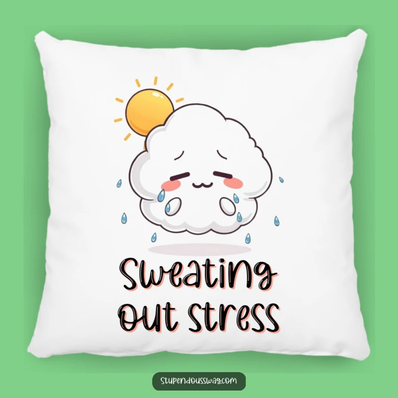 Funny Nervous Cloud Pillow: Snuggle Up with This Hilarious Sweat-Inducing Comfort