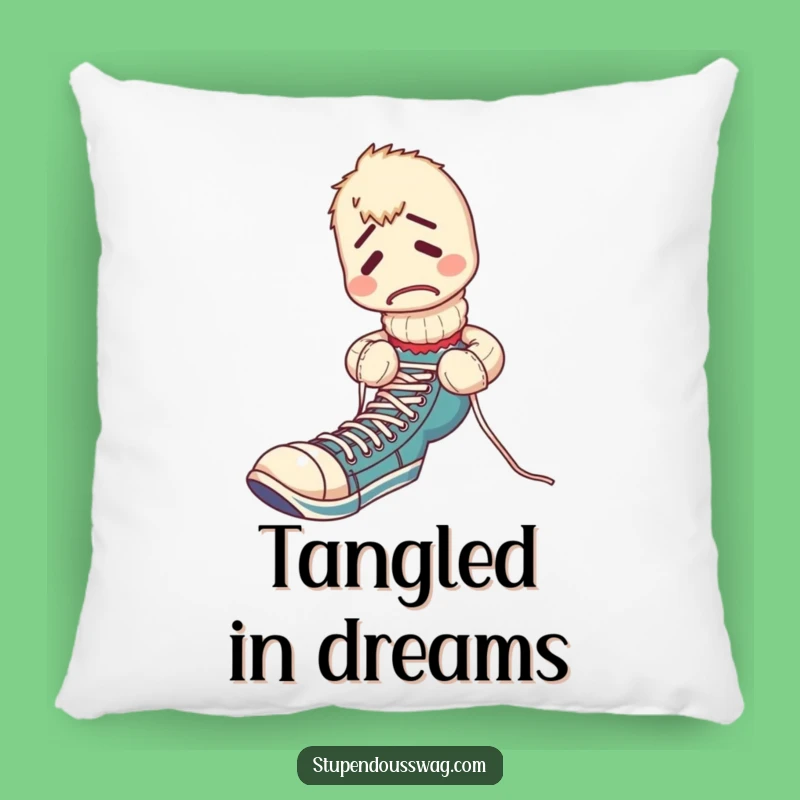 Funny Sock Puppet Comfort Pillow: Cuddle Up with Confusion!