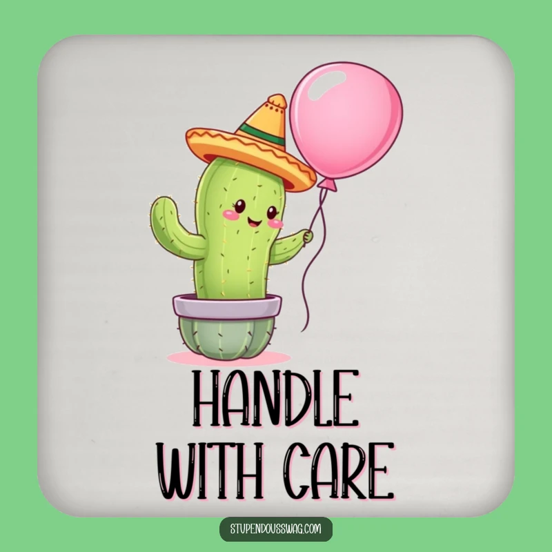 Funny Cactus Hugger Coasters: Protect Surfaces with Hilarious Sombrero Art