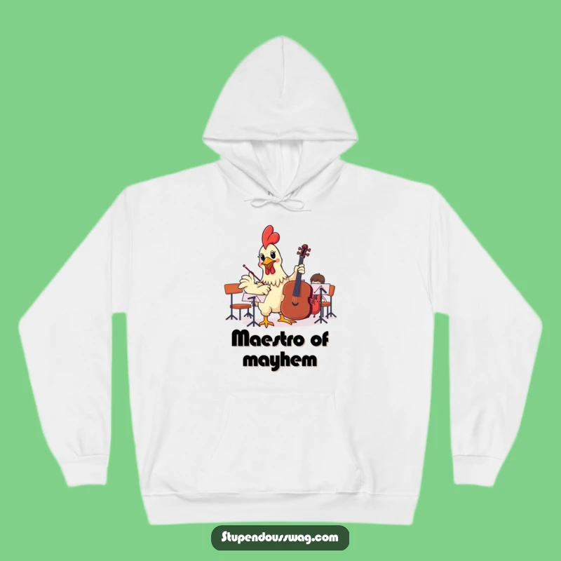 Cozy Funny Rubber Chicken Hoodie - Comedic Comfort Gift
