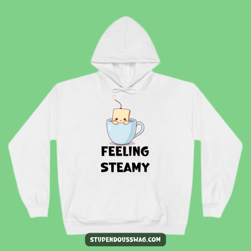 Funny Shy Teabag Hoodie: Cozy Up with Your Introverted Brew