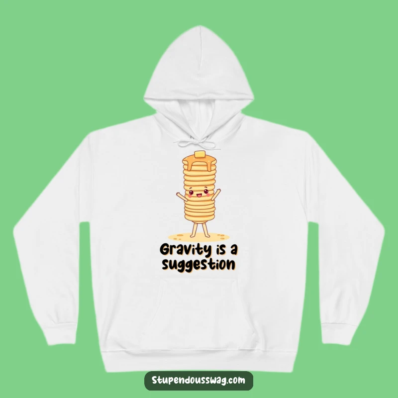 Funny Pancake Handstand Hoodie: Cozy and Comical Breakfast Wear