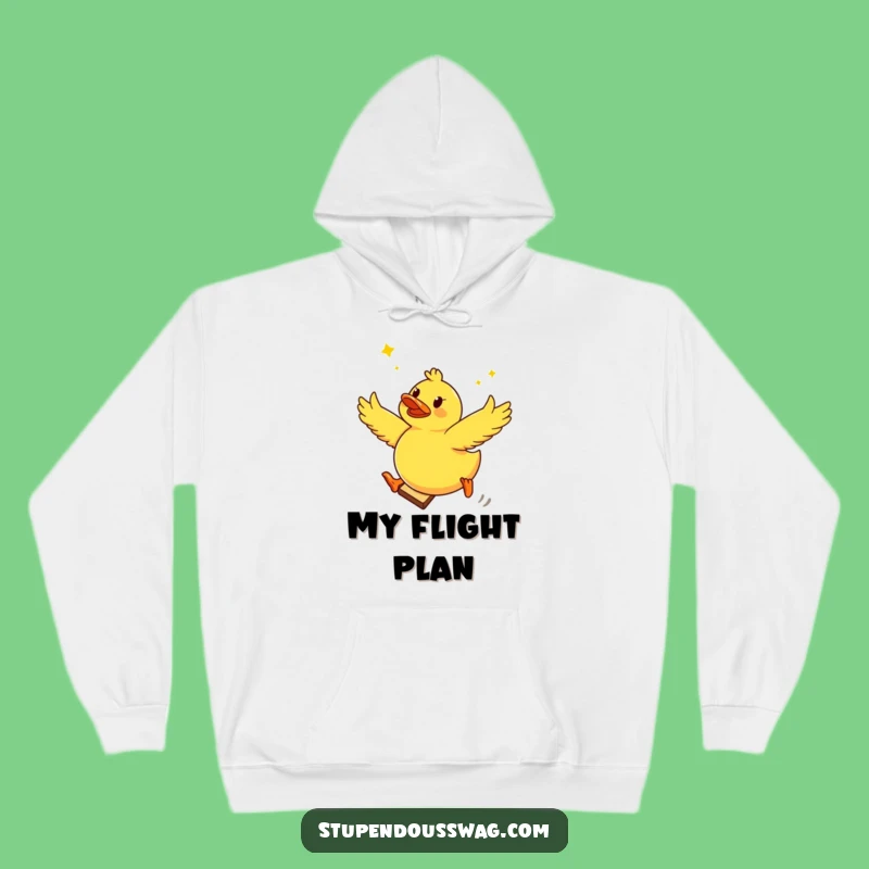 Cozy Funny Ducky Toast Jump Hoodie: Your Warm Hug of Absurdity!