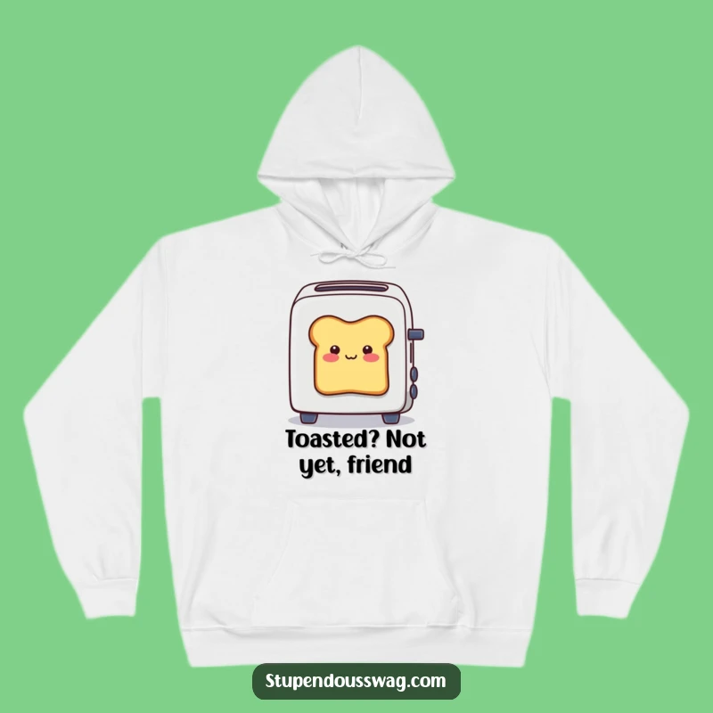 Funny Toaster Bread Hoodie: Cozy Stuck Slice Sweatshirt, Perfect Funny Gift for Winter Warmth