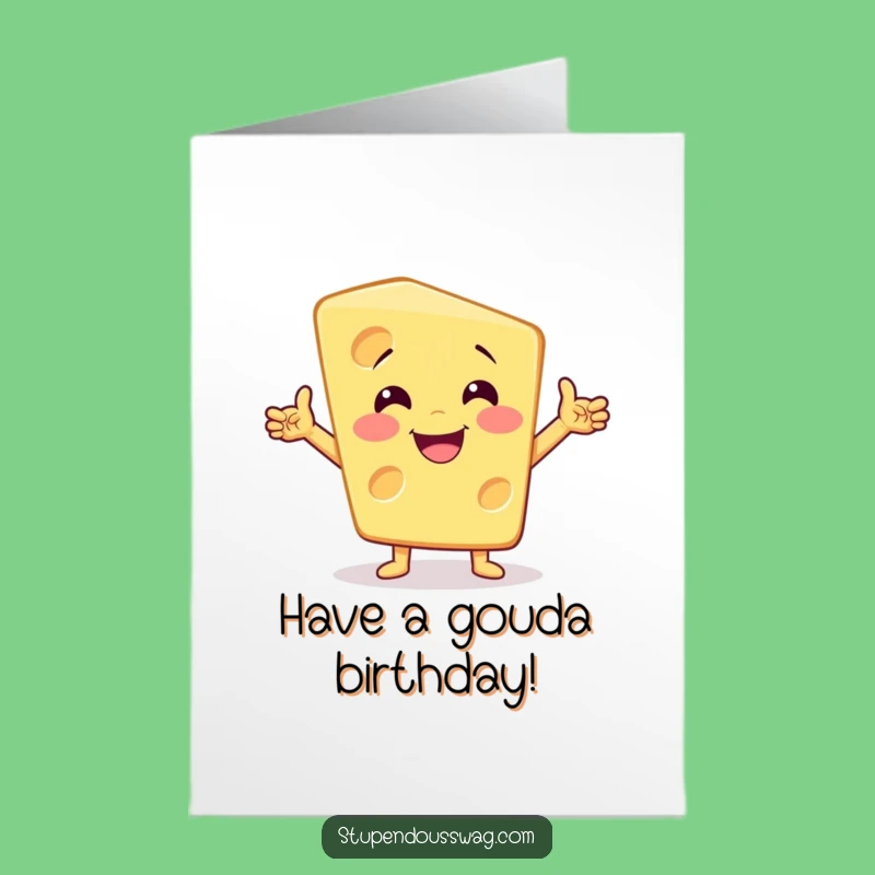 Free Printable Cheesy Birthday Card - Funny Downloadable Gift for Cheese Lovers!