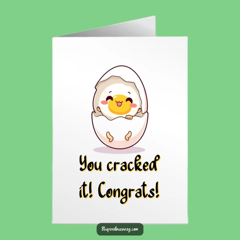 Free Printable Congrats Card: Dancing Egg, Hilarious Downloadable Celebration Gift