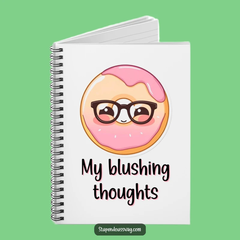 Funny Shy Donut Ideas Notebook: Jot Down Your Sweet Thoughts!