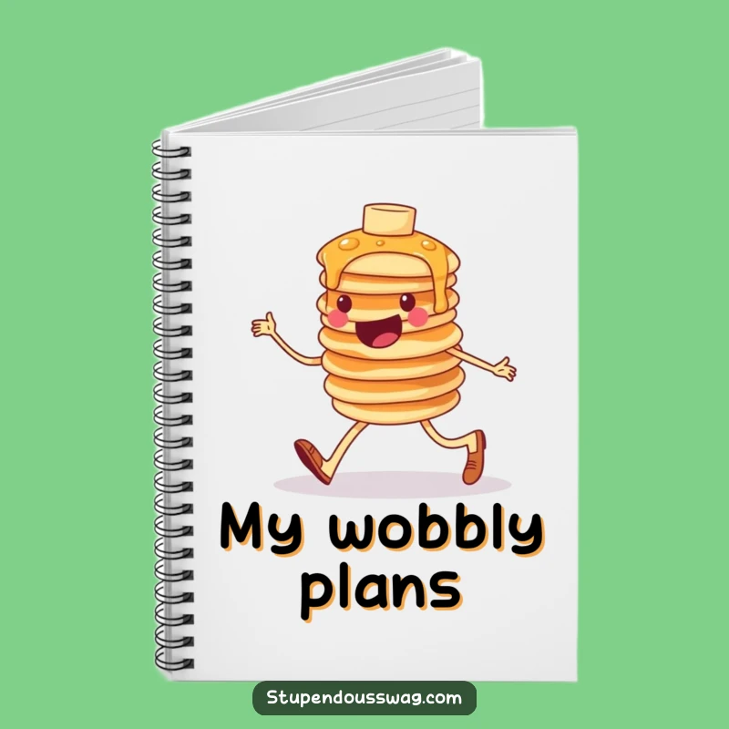 Funny Pancake March Notebook: Jot Down Breakfast Ideas