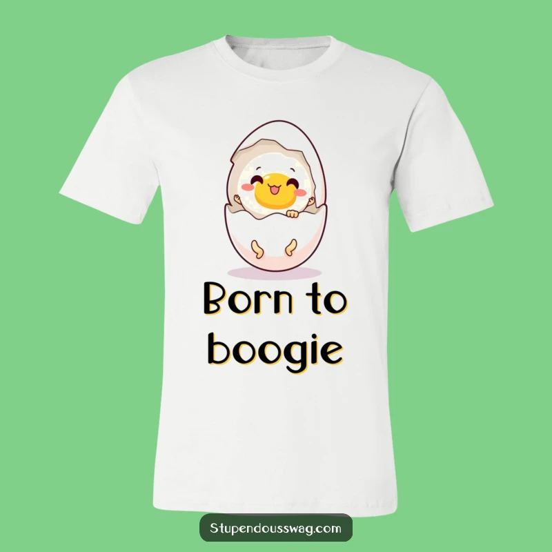 Funny Dancing Egg T-Shirt: Comical Breakfast Apparel for Laughs