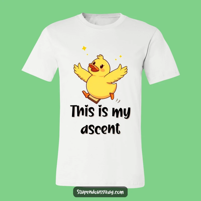 Funny Ducky Toast Leap Tee: Wear Your Absurdity with Pride!