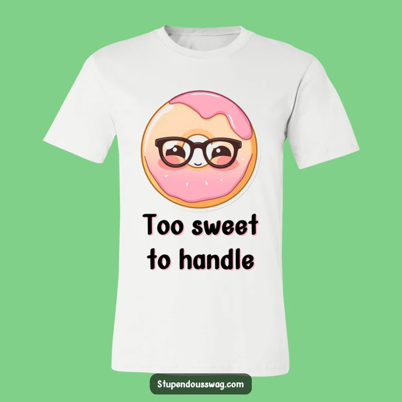 Funny Shy Donut Blush T-Shirt: Wear Your Cute Embarrassment!