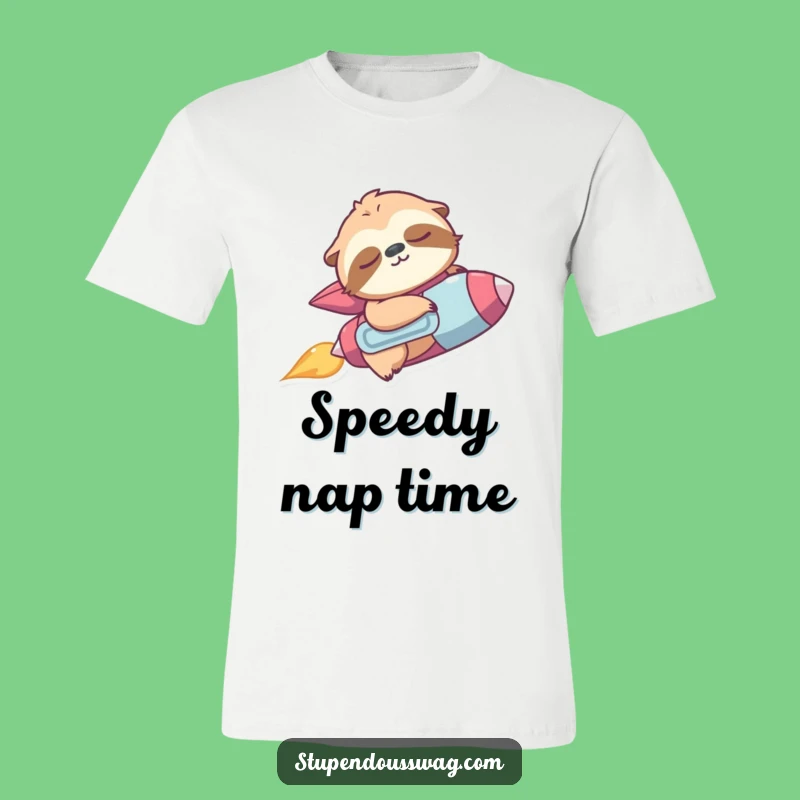 Funny Sloth Jetpack T-Shirt: Speedy Sleepy - Hilarious Motivation Gift