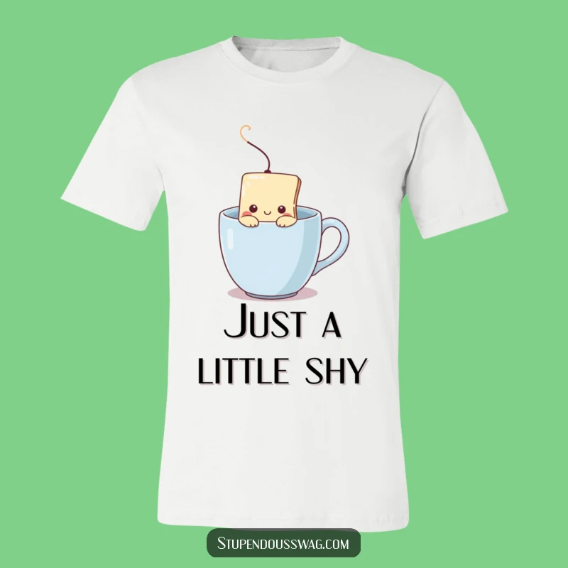 Funny Shy Teabag T-Shirt: Wear Your Introverted Tea Love Loudly