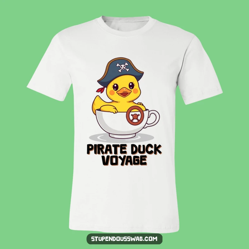Funny Pirate Duck T-Shirt: Wear This Hilarious Teacup Sailor